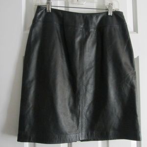 Croft & Barrow Lambskin Leather Pencil Skirt NWOT